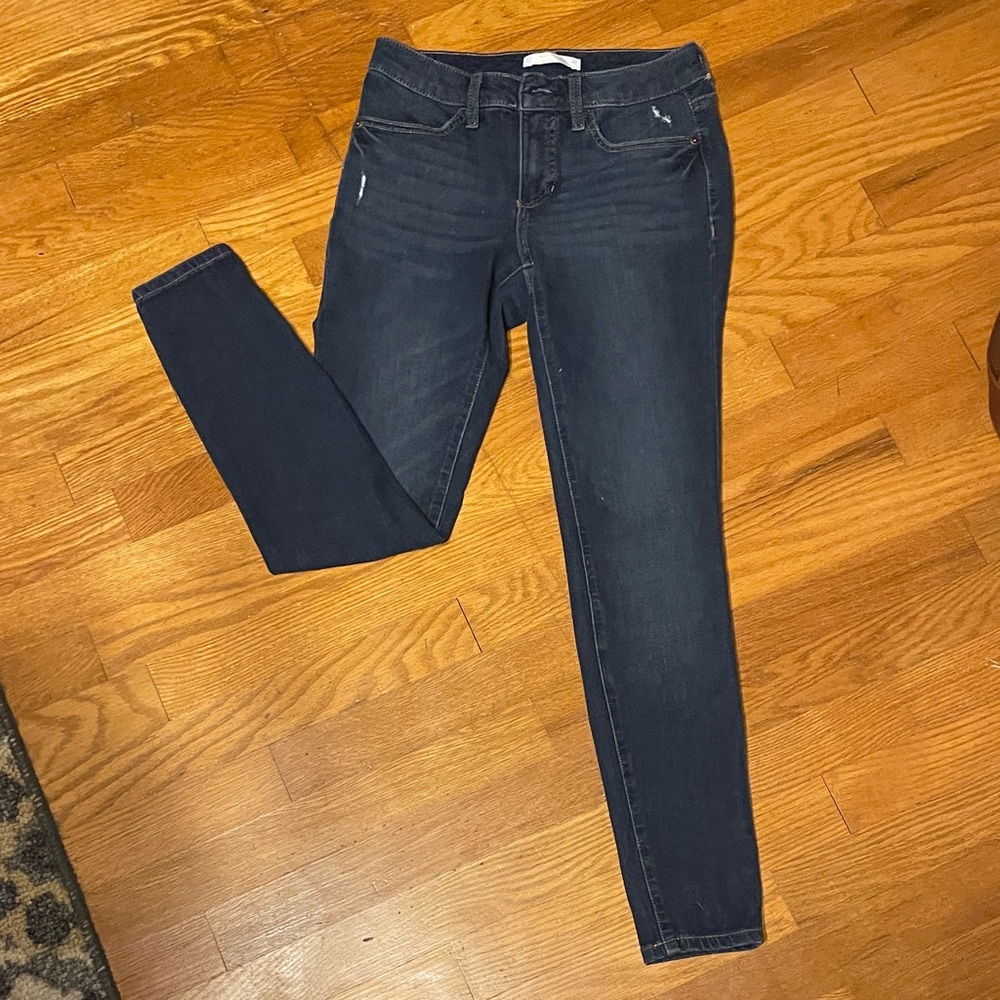 LC Lauren Conrad Dark Blue Skinny Jeans